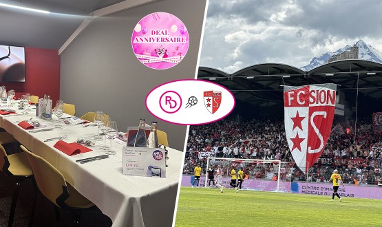 FCSIONxRD - 1 accès en Loge Platine VIP pour un match du FC Sion (menu VIP et boissons incluses)